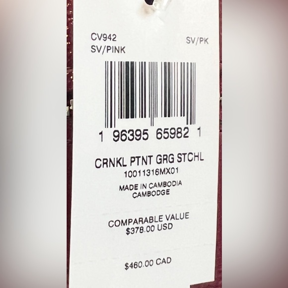 Coach Georgia Satchel in Crinkle Pink Leather! CV942 New w/Tags! - Picture 8 of 9